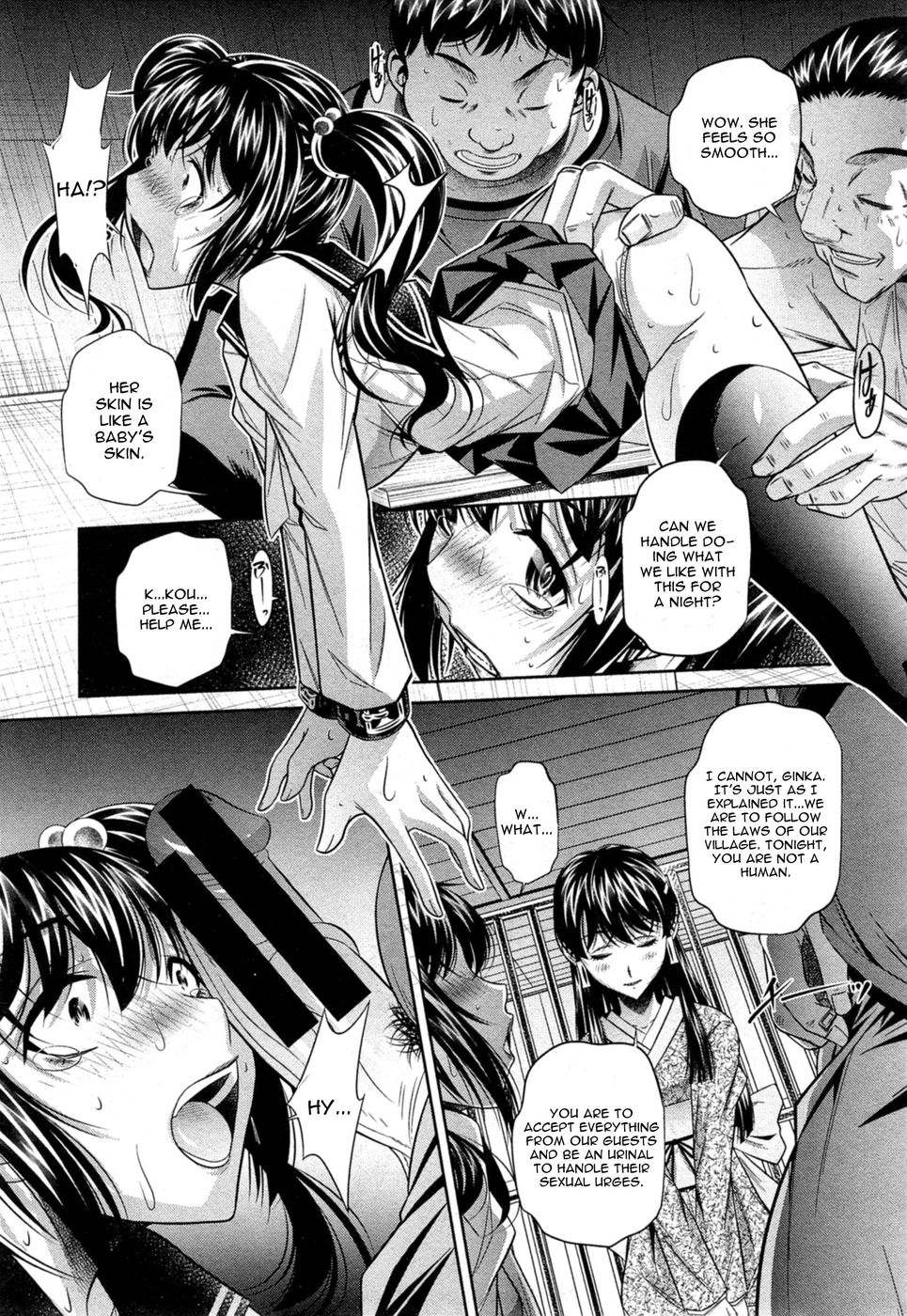 Hentai Manga Comic-Yokubou no Shuuraku-Chapter 2-7